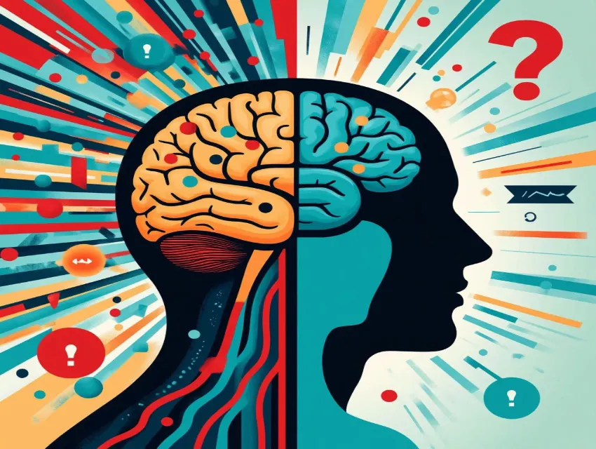 Psychological discipline in betting showing cognitive biases, emotional versus logical decision-making, and mental discipline concepts for successful betting