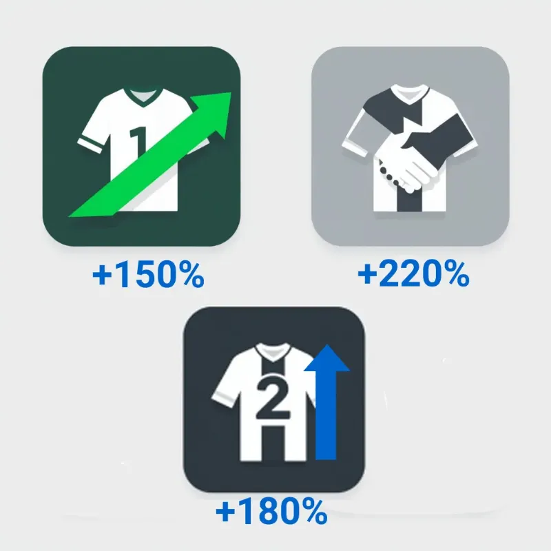 Visual explanation of 1X2 moneyline betting options showing home win, draw, and away win with sample odds and betting percentages